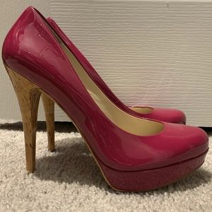 Gorgeous Michael Kors patent heels size 10